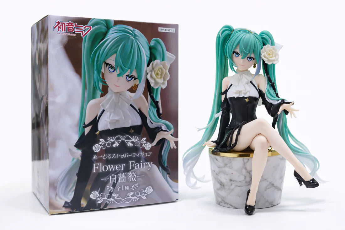 Vocaloid - Hatsune Miku (Flower Fairy White Rose) Noodle Stopper Figure