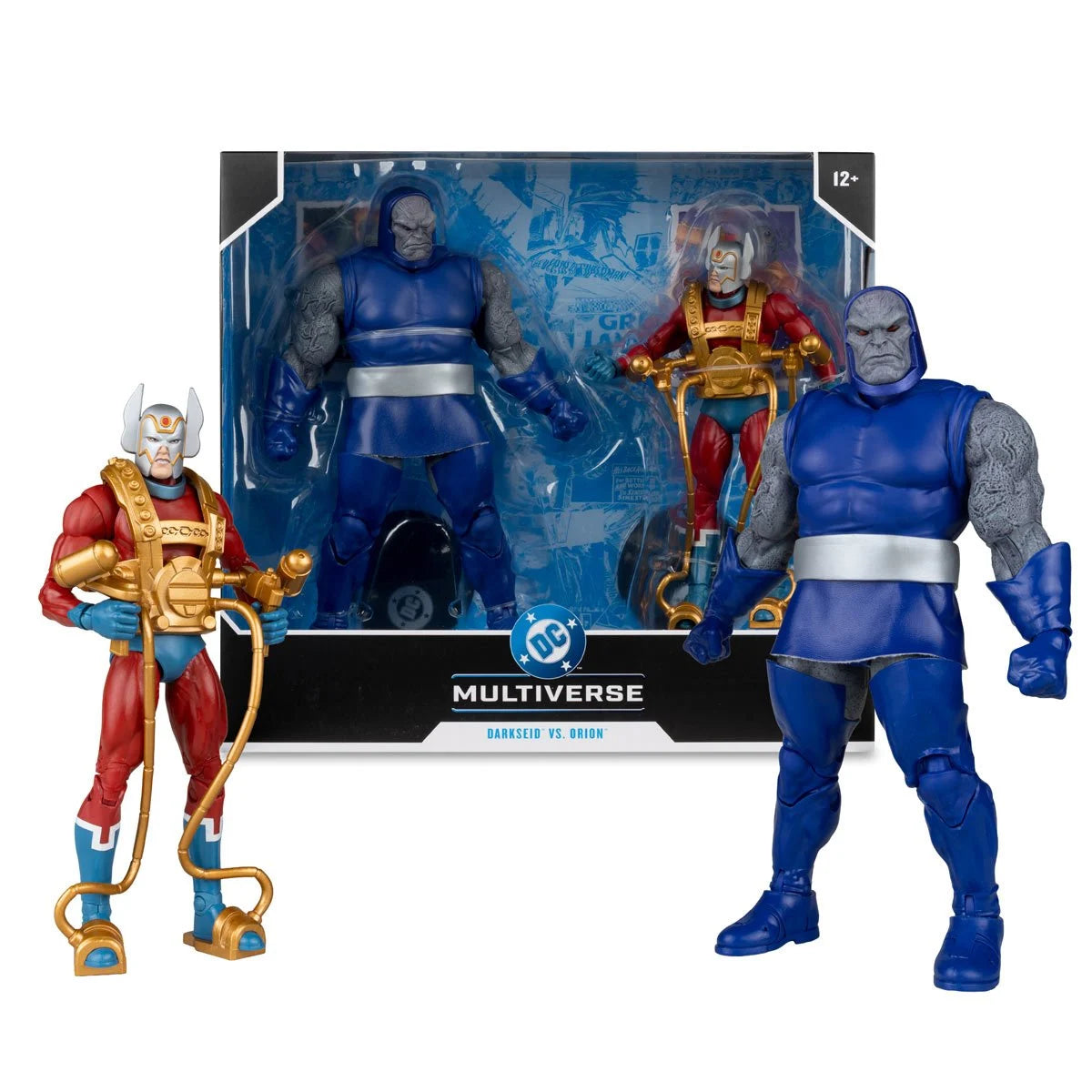 DC Multiverse - Darkseid vs. Orion - 7-Inch Scale and Megafig Action Figure 2-Pack