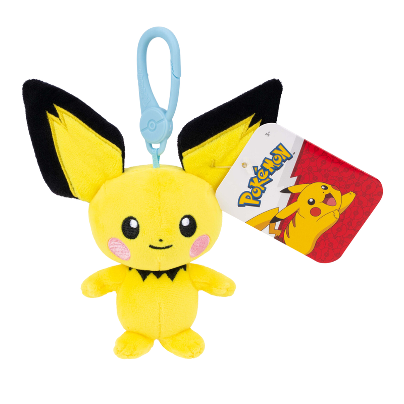 Pokemon 3.5-Inch Clip-On Plush Backpack Hanger