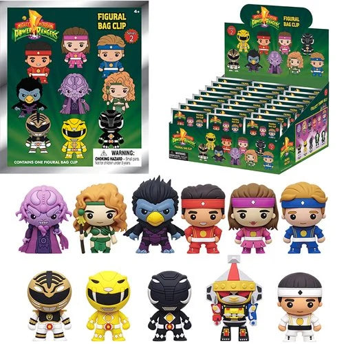 Power Rangers - 3D Foam Bag Clip Blind Bag Series 2