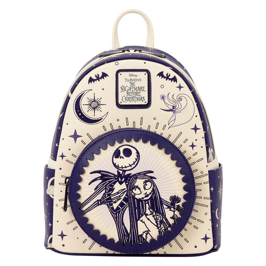 The Nightmare Before Christmas Jack Skellington and Sally Night Sky Mini-Backpack