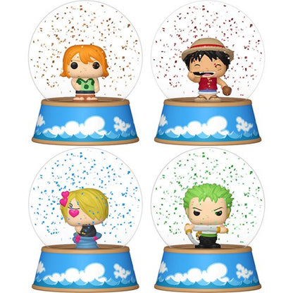 One Piece Funko Mini Glitter Globes – Straw Hat Pirates Collectibles