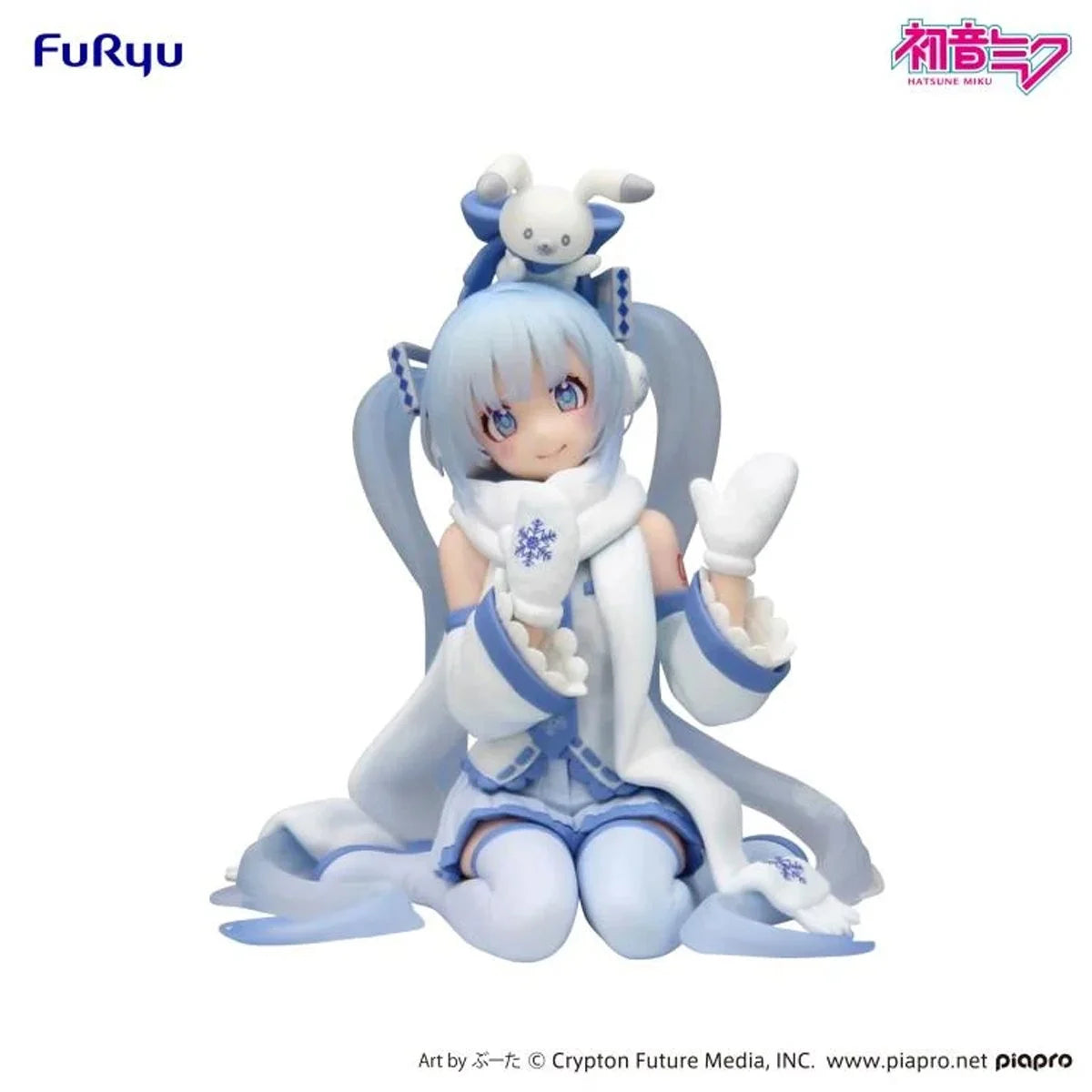 Vocaloid - Snow Miku (Sky Town 10th Version) Noodle Stopper Statue