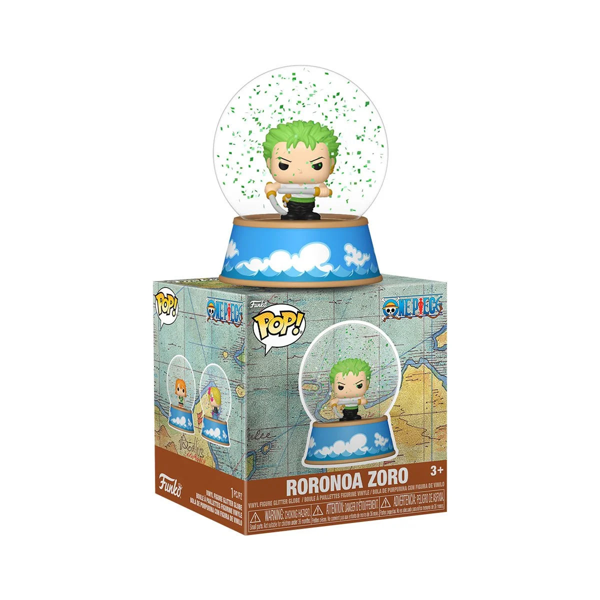 One Piece Funko Mini Glitter Globes – Straw Hat Pirates Collectibles