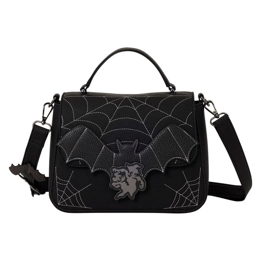 Mickey and Minnie Spiderweb and Bats Crossbody Bag