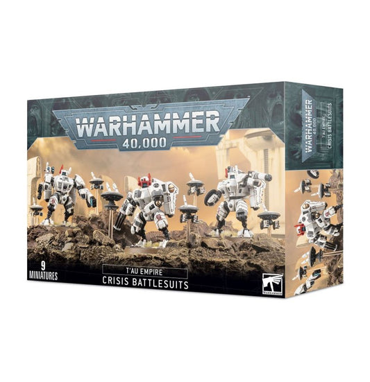 T'au Empire: XV8 Crisis Battlesuit Team