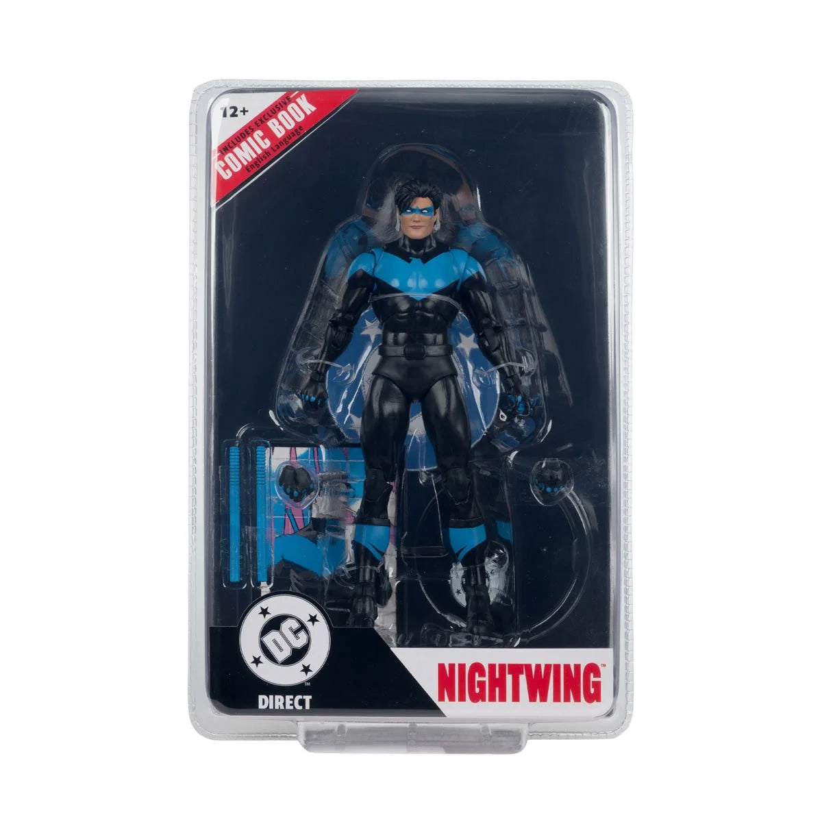 DC Direct Page Punchers - Nightwing - 7-Inch Action Figure with Nightwing #81 Comic Book