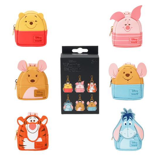 Winnie the Pooh Mini-Backpack Mystery Bag Charm Blind Box