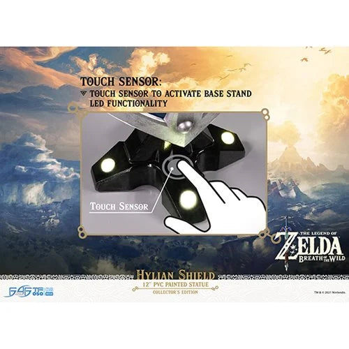 The Legend of Zelda: Breath of the Wild - Hylian Shield 12-Inch Statue Collector Edition